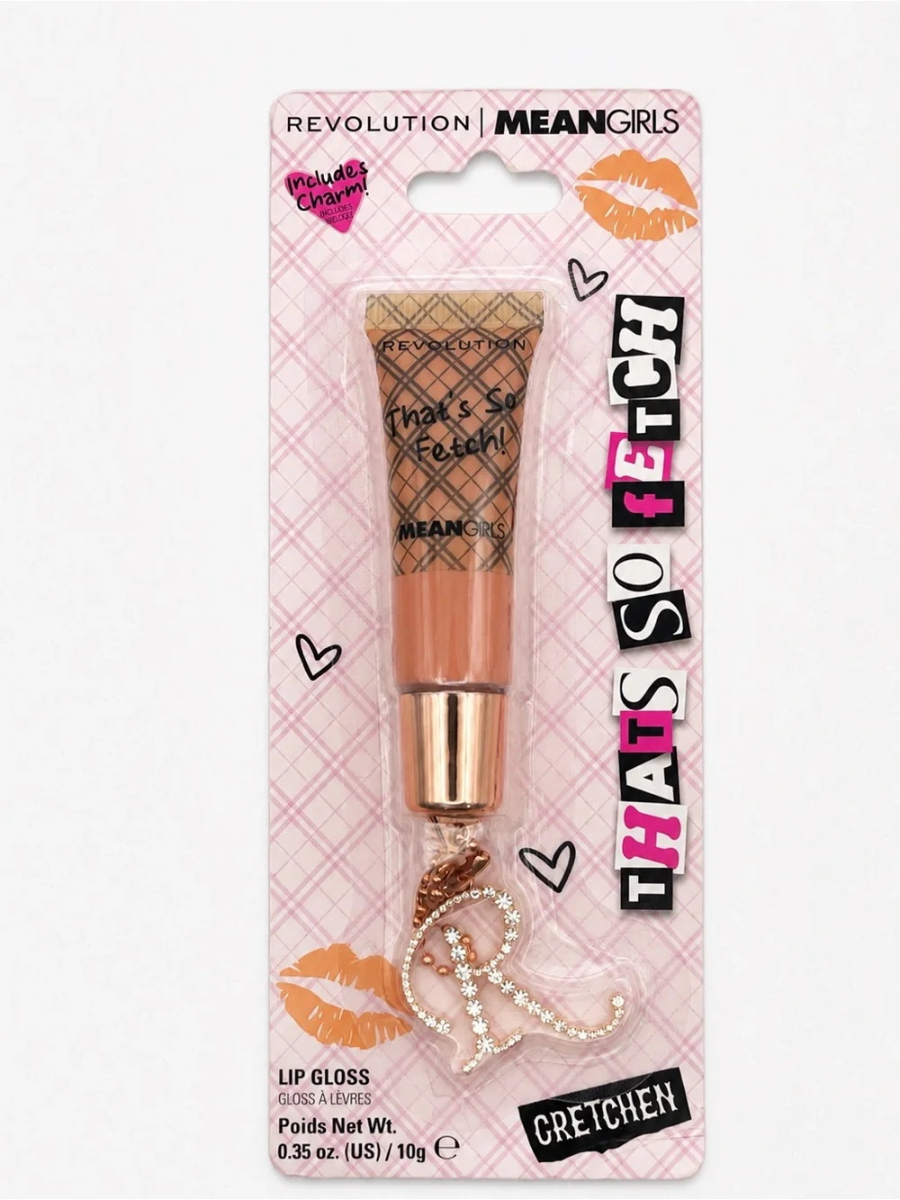 Revolution x Mean Girls That’s So Fetch Lip Gloss Gretchen w/ Charm NIP